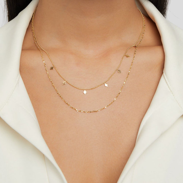 Adelaide Double Charm Necklace