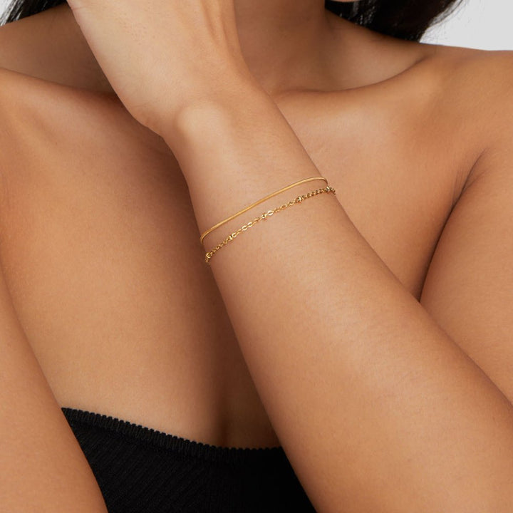 Elise Layered Bracelet