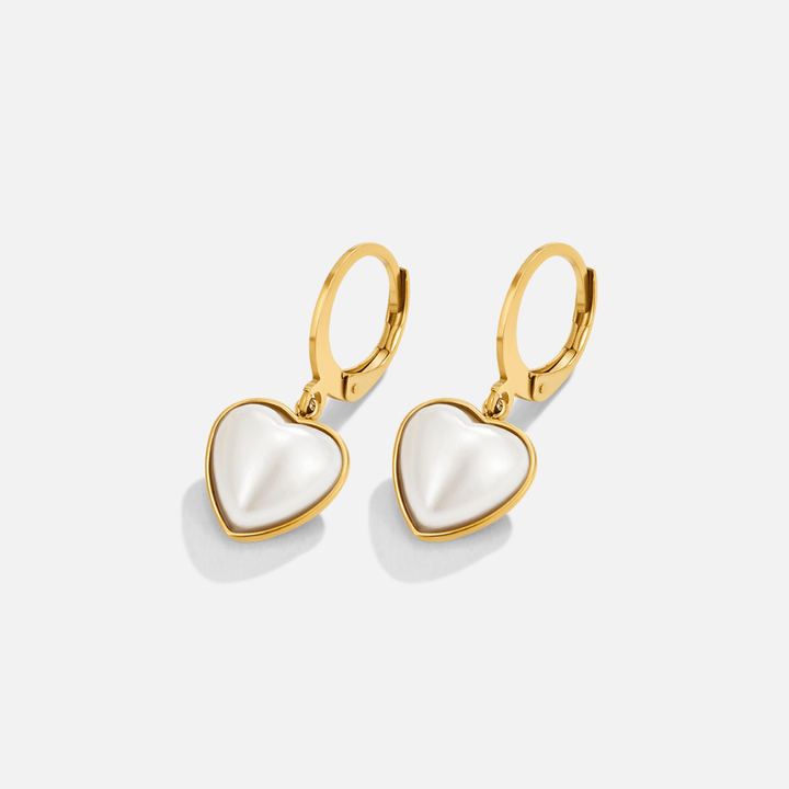 Rosalie Heart Hoop Earrings