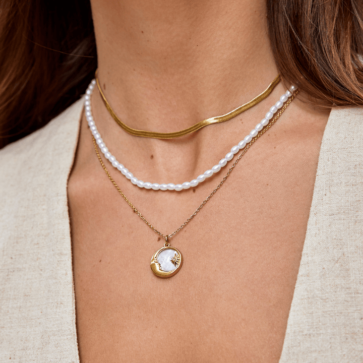 Aurélie Herringbone Necklace