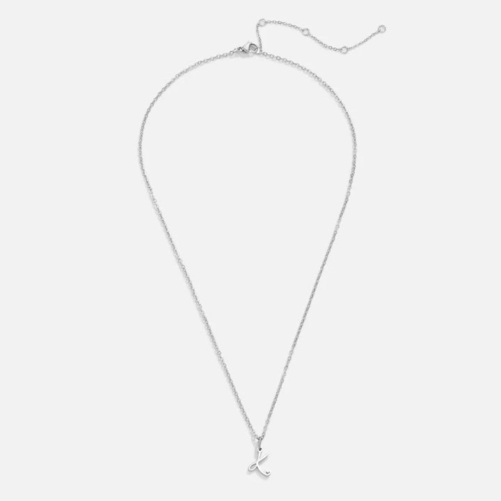 Léonie Initial Silver Necklace