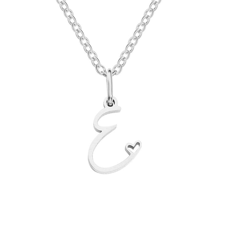 Léonie Initial Silver Necklace
