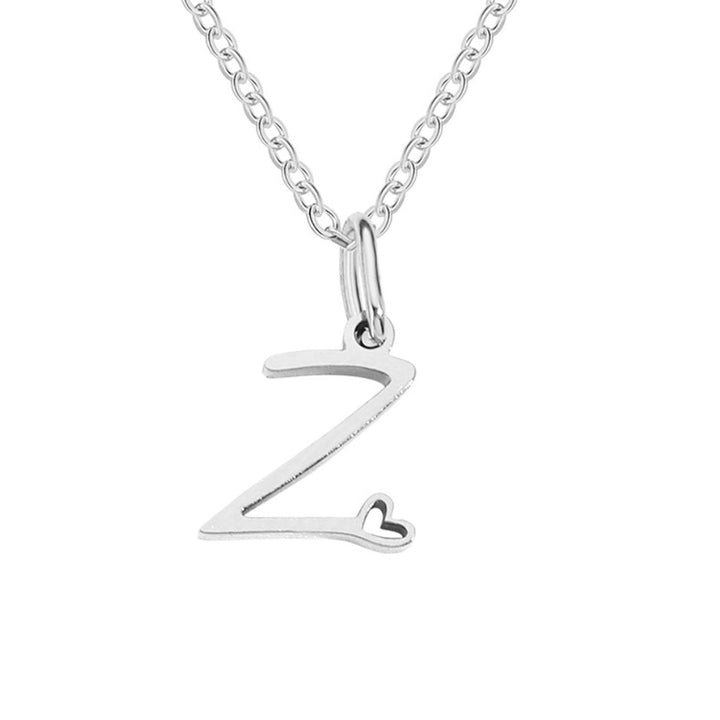 Léonie Initial Silver Necklace