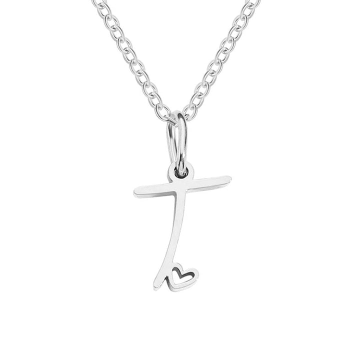 Léonie Initial Silver Necklace