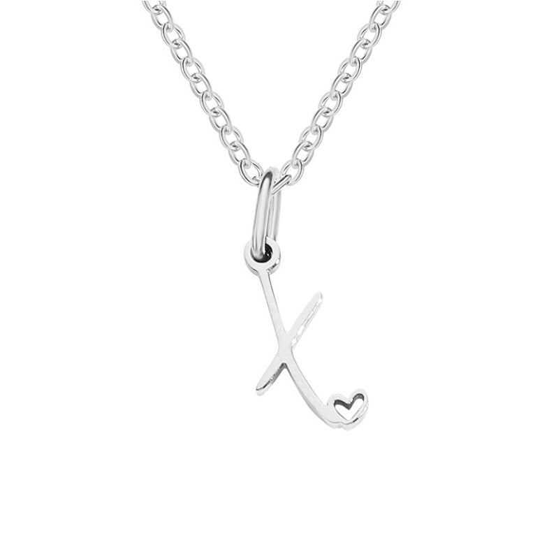 Léonie Initial Silver Necklace