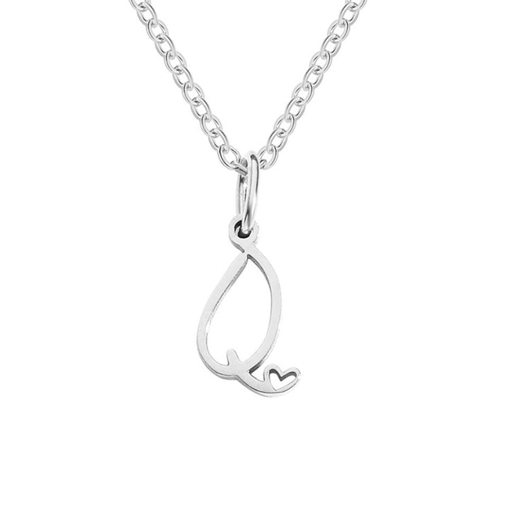 Léonie Initial Silver Necklace