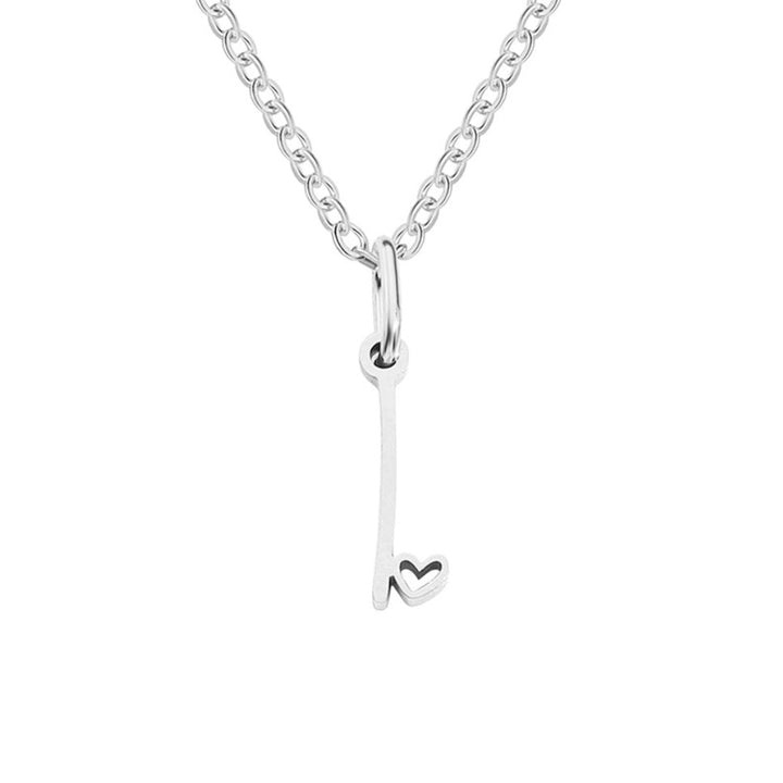 Léonie Initial Silver Necklace