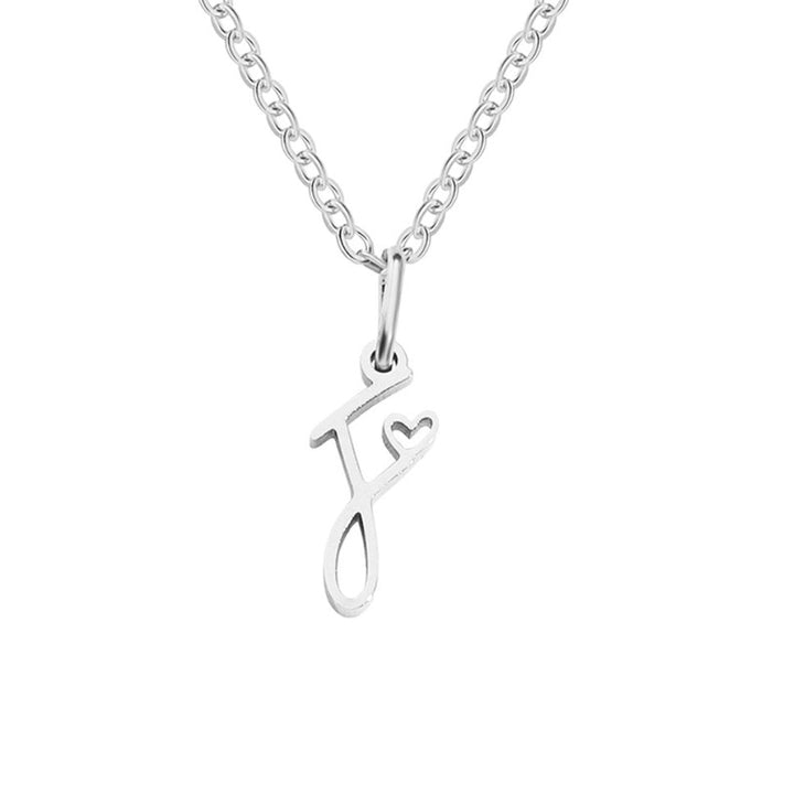 Léonie Initial Silver Necklace