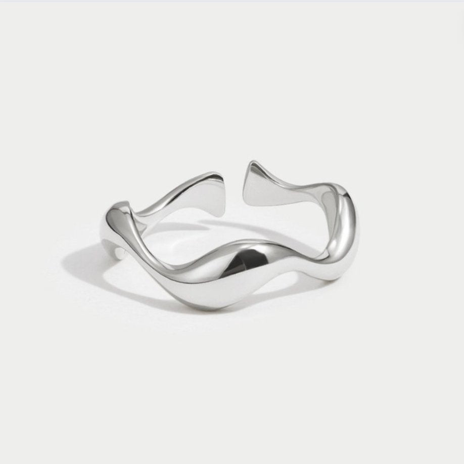 Sienna Silver Wave Ring