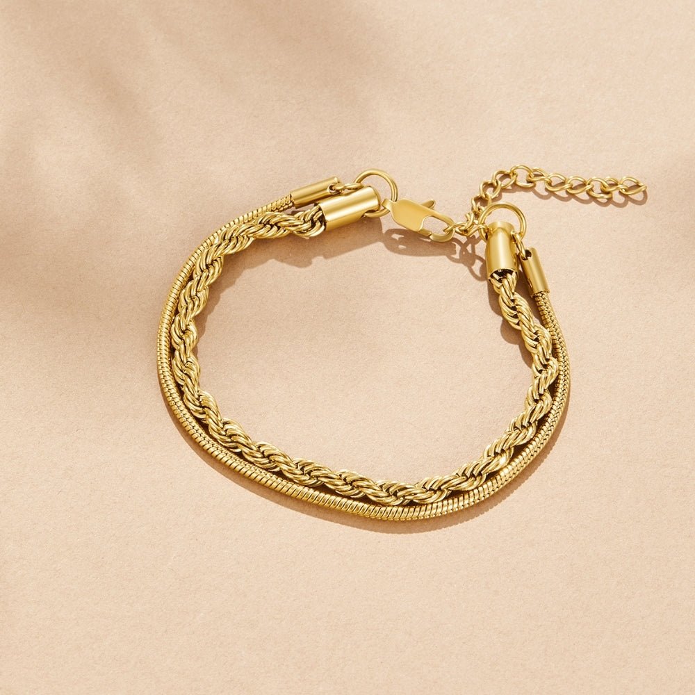 Delphine Layered Bracelet