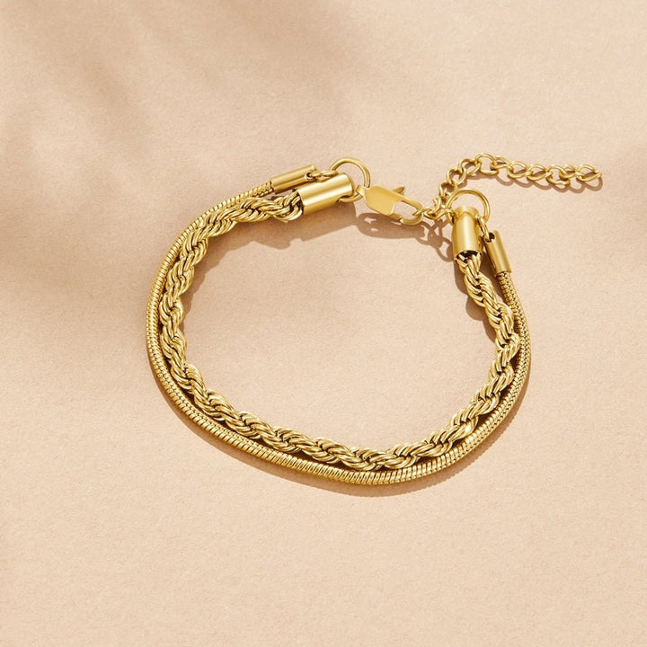 Delphine Layered Bracelet