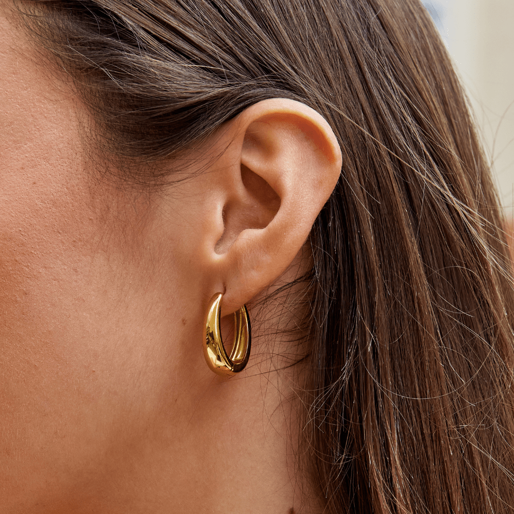 Juliette Gold Hoop Earrings