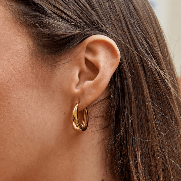 Juliette Gold Hoop Earrings